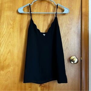 Socialite scalloped trim cami